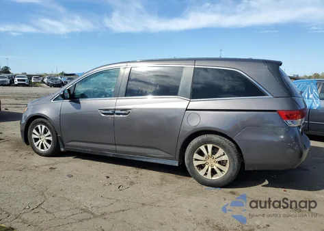 2016 Honda Odyssey Se z USA, uszkodzony, nr VIN 5FNRL5H31GB129354
